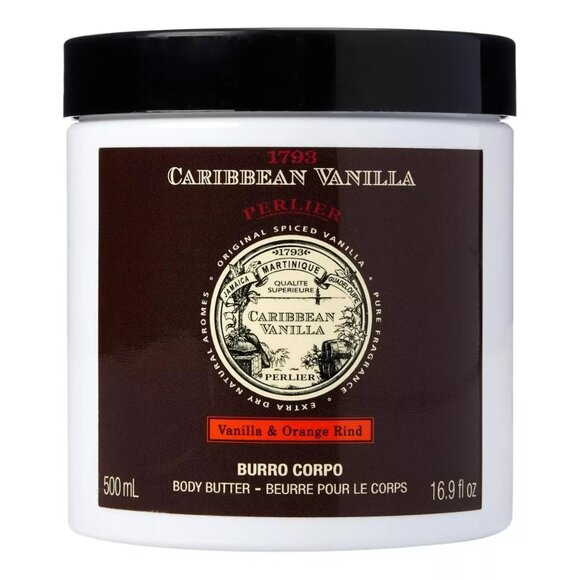 New Perlier 1793 Caribbean - 16.9 oz Jumbo - Body Butter - VANILLA & ORANGE RIND